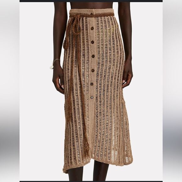 Solid & Striped Crochet Vivienne Midi Skirt size XS - Picture 4 of 12